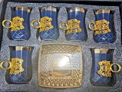 Stunning turkish tea set - turkish, of