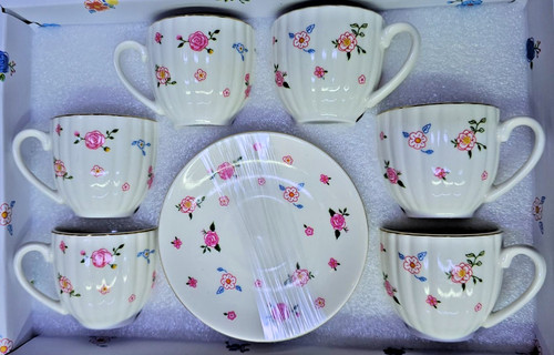 Vintage floral turkish - vintage, tea