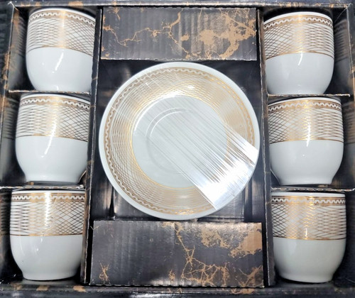 Turkish tea set cups with - set,