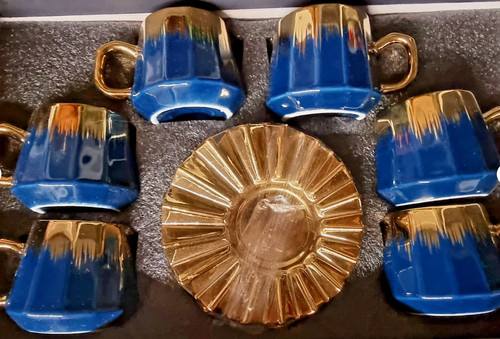Stunning turkish tea set - set, 6
