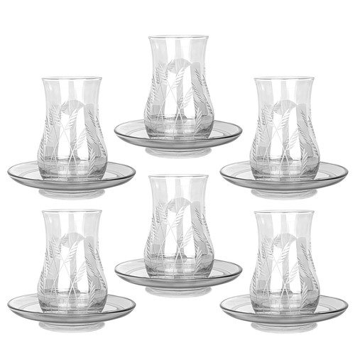 12pc turkish tea set - set, glass