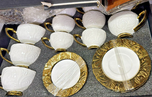 Turkish arabic tea set - of, 12