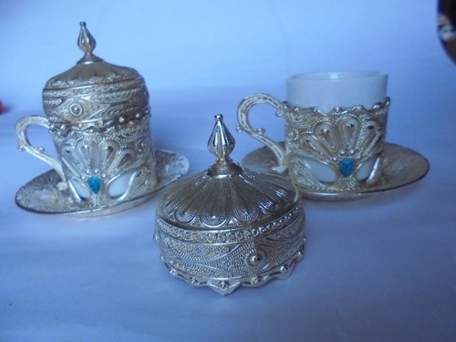 Two turkish coffee cups - coffee,