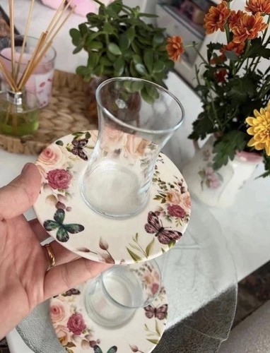 Turkish tea cup - turkish, pieces