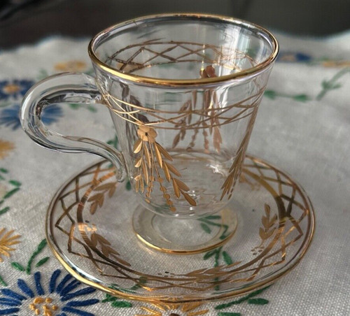 Vintage turkish tea cup - tea,