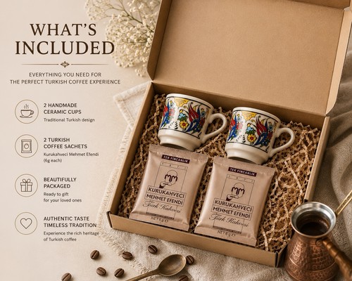 Turkish ceramic floral coffee - turkish,