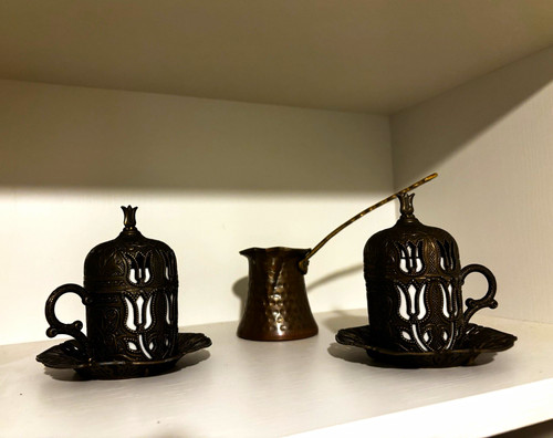 Turkish coffee cup - cup, saucer