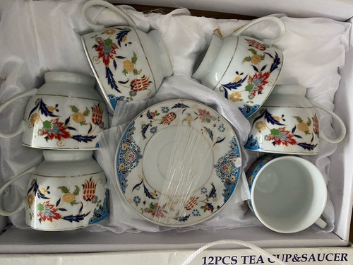 Turkish porcelain tea - porcelain, cup