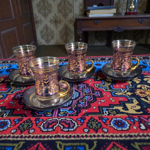 Vintage turkish tea cup - cup, set