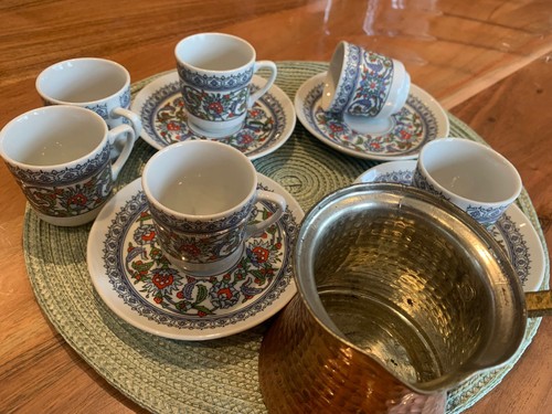 Turkish coffee set cups - coffee,