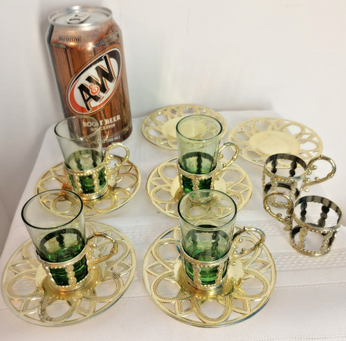 Vtg turkish demitasse tea - 4,