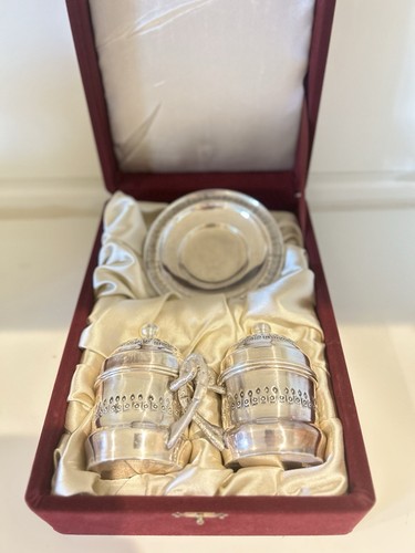 Turkish coffee set grey metal - turkish,