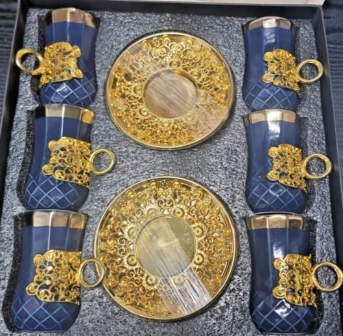 Stunning turkish tea set - set, 6